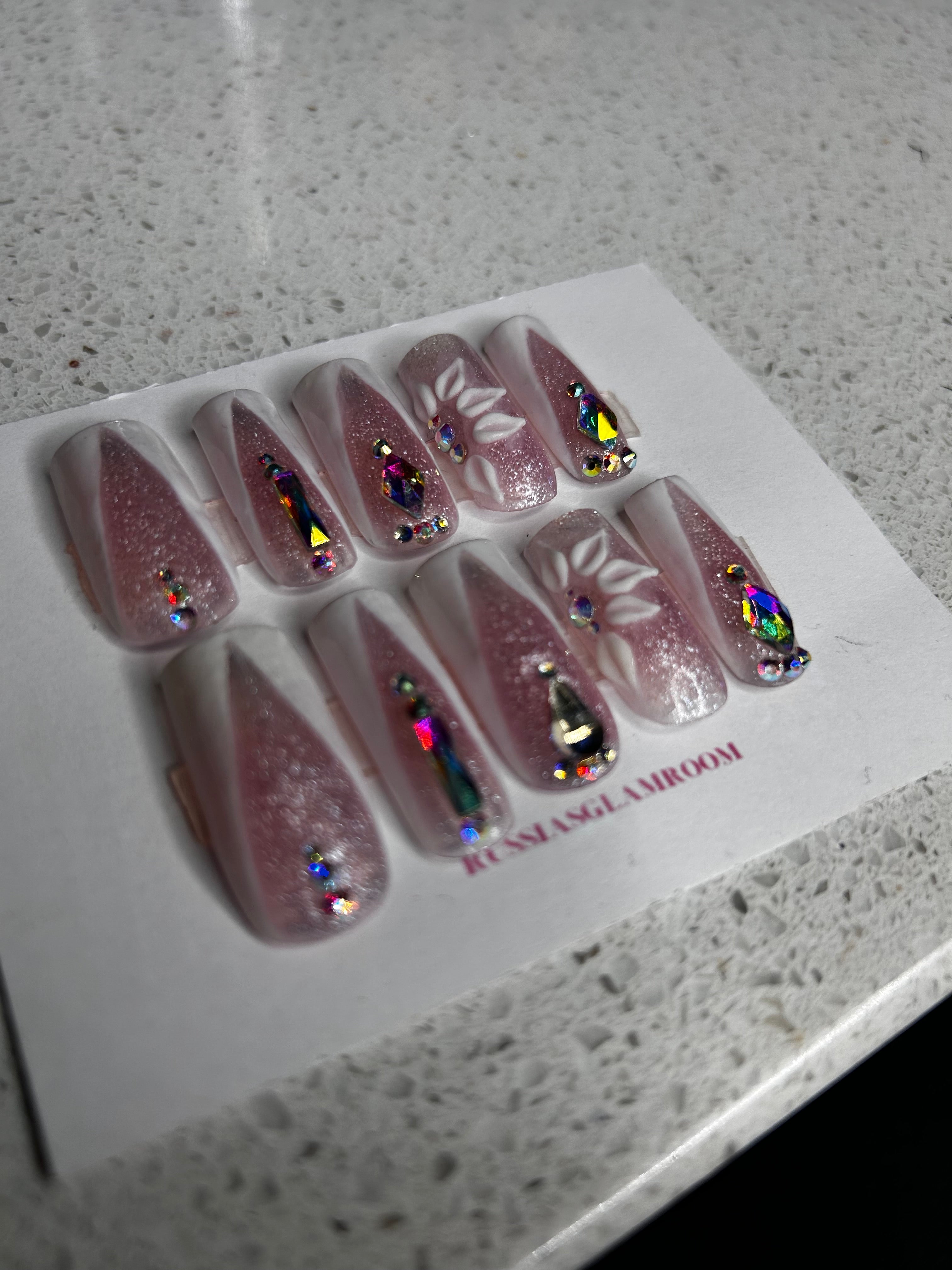 French Tip Press On nails