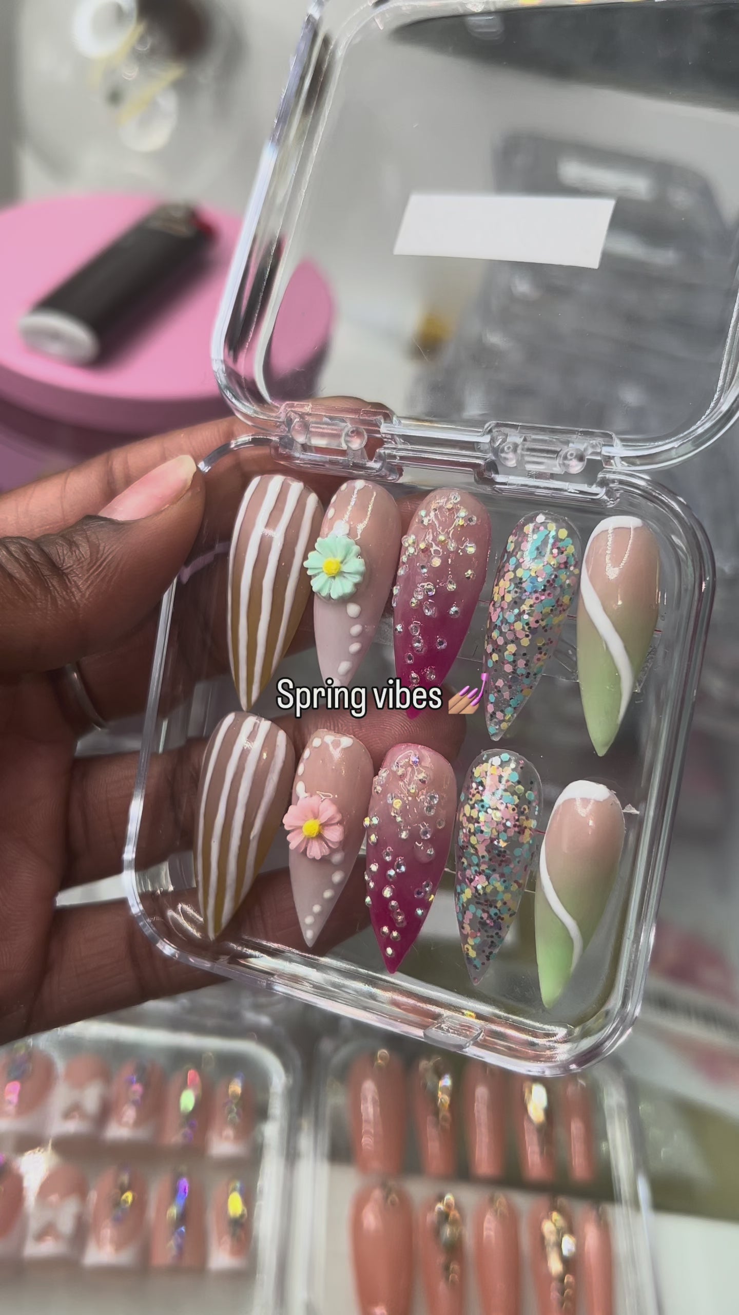 Spring 102 - press on nails